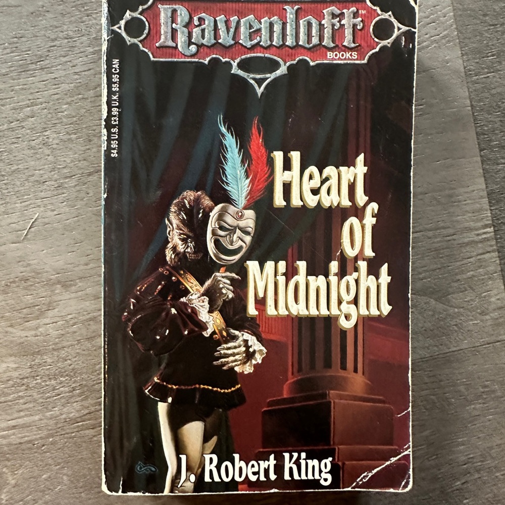 Ravenloft Books 'Heart of Midnight' Paperback